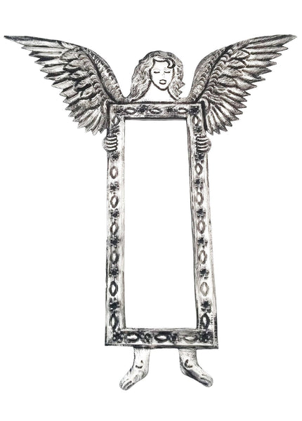 Tin Angel With Mirror