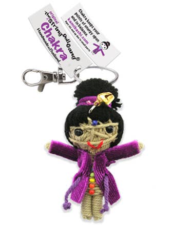 Chakra String Doll Keychain