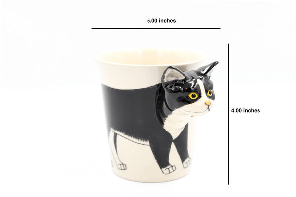 Tuxedo Cat mug 10 oz