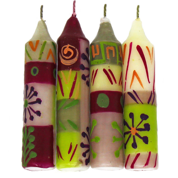 4" Dinner or Shabbat Candles - Set of 4 Kileo Design