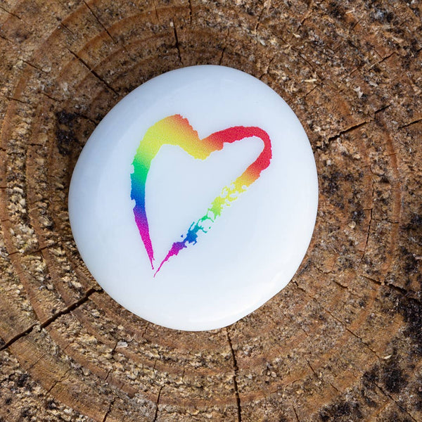 Gay Pride Imprinted Word Stones