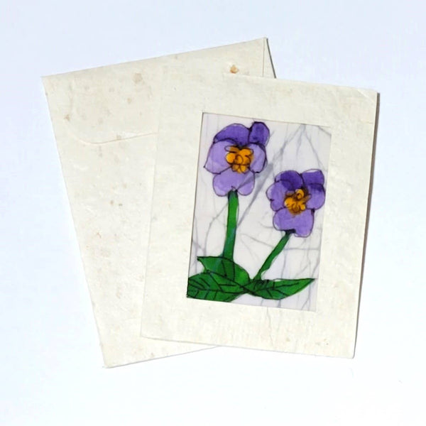 Flowers Batik Mini Card Refill