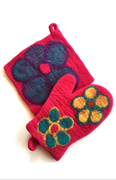 Felt Oven Mitt, Assorted Designs