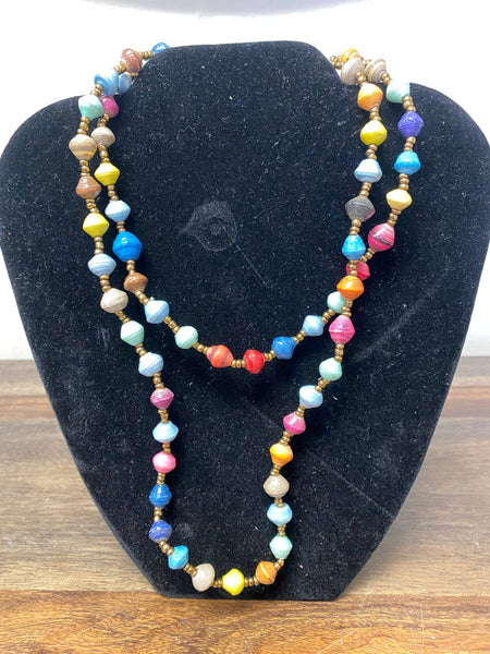 Rolled Paper Necklace