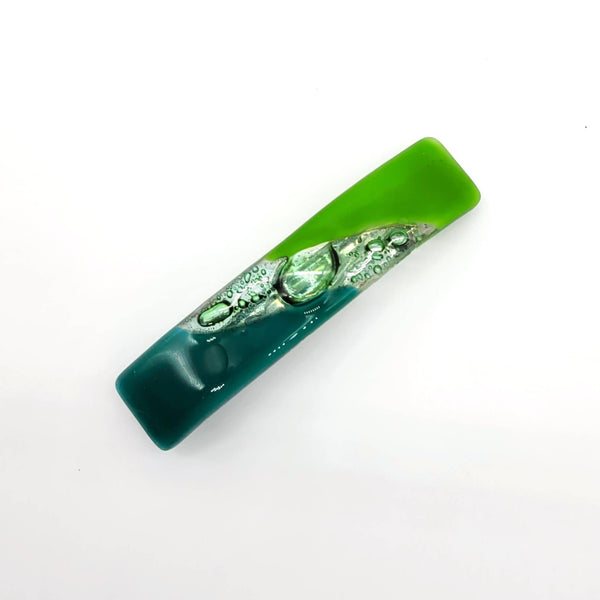 Fused Glass Large Barrette