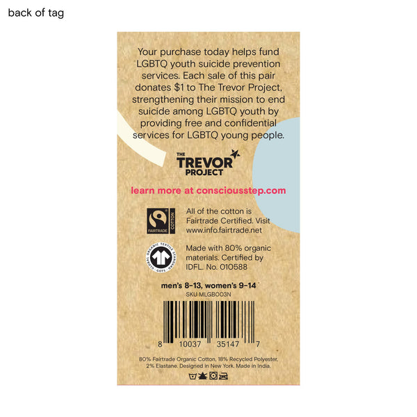 Socks that Save LGBTQ Lives (Colorful Crowns/Small)