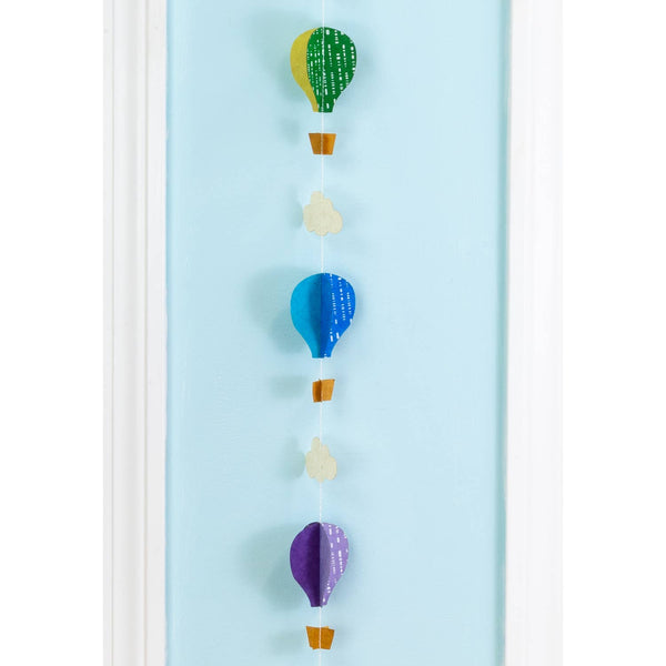 SALE! Was $7.00 - Hot Air Balloon Eco-Paper Garland