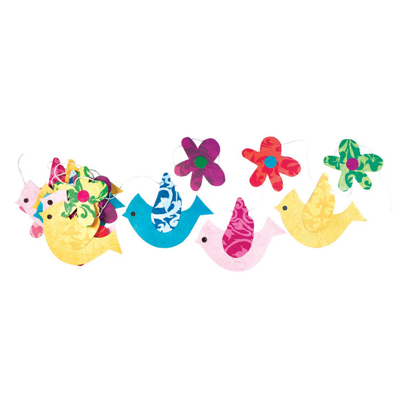 Flowerbird Eco-Paper Garland