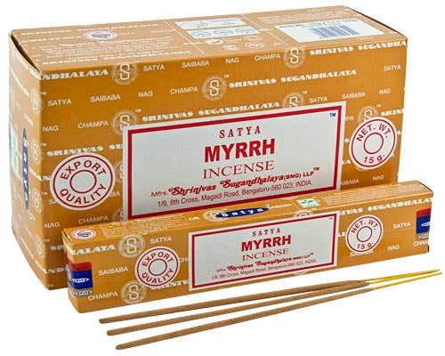 Incense Sticks - Satya Myrrh (15 g.)
