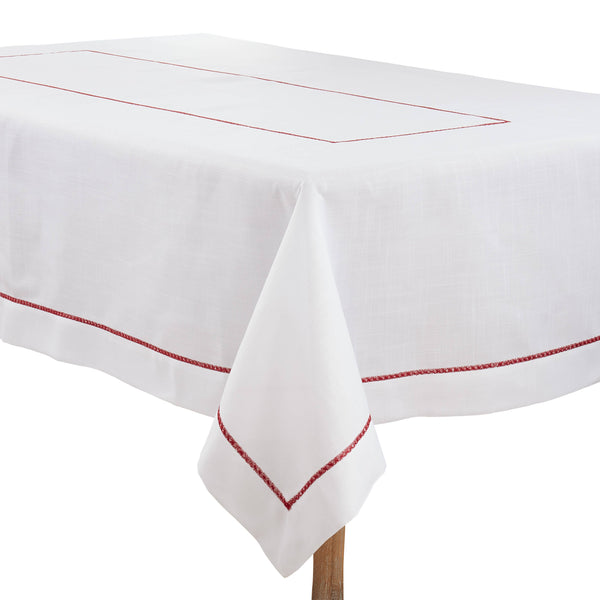 Embroidered Border Tablecloth