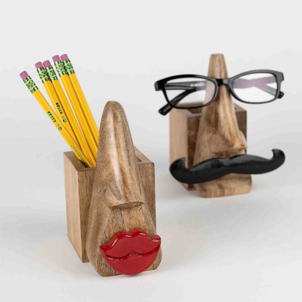 Kissy Face Eyeglass & Pencil Holder