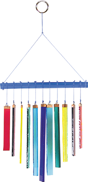 Stained Glass Rainbow Chime