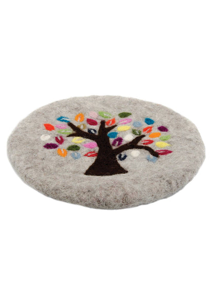 Tree of Life Felt Trivet/placemat