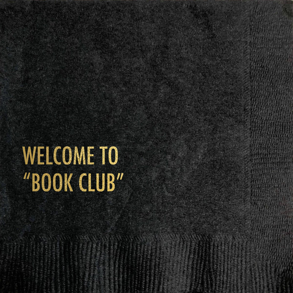 Book Club - Funny Cocktail Napkin