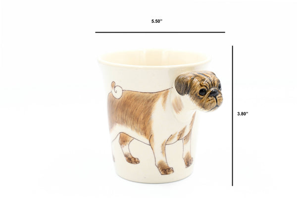 Pug mug 10 oz