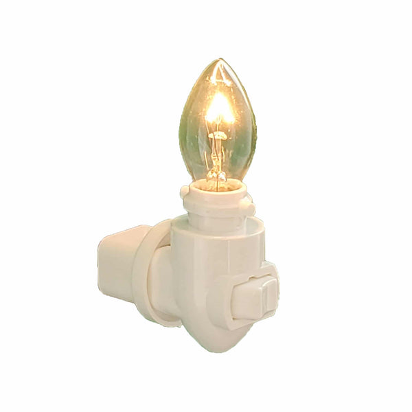 Cylinder Nightlight Red, Shade Made of Cocoa Leaves