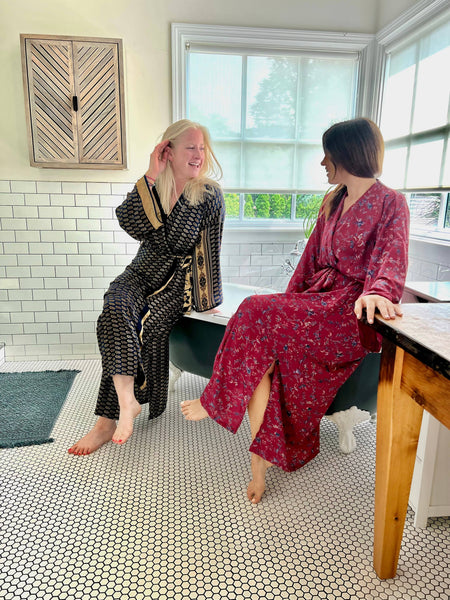 Repurposed Sari Robe