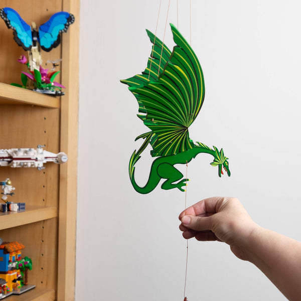 Dragon Flying Mobile - Green