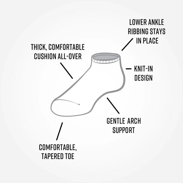 Organic Cotton Peace Footie Socks