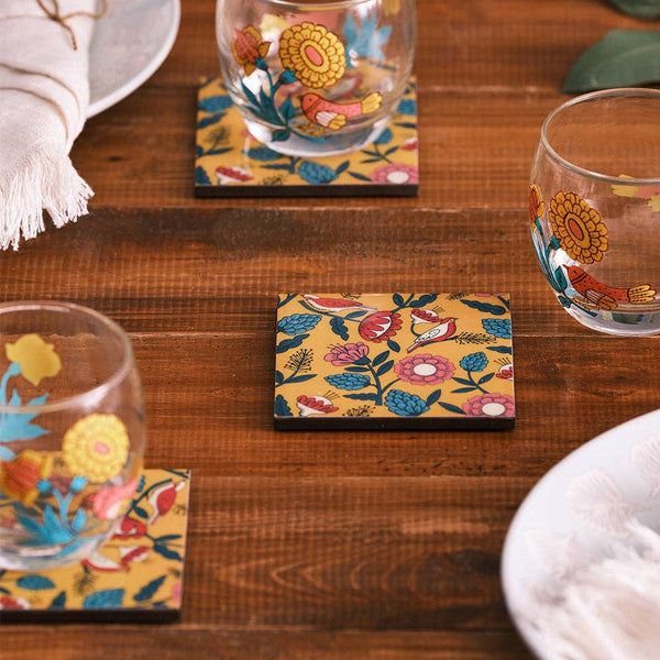 Handmade Bloom Coasters - Set of 6