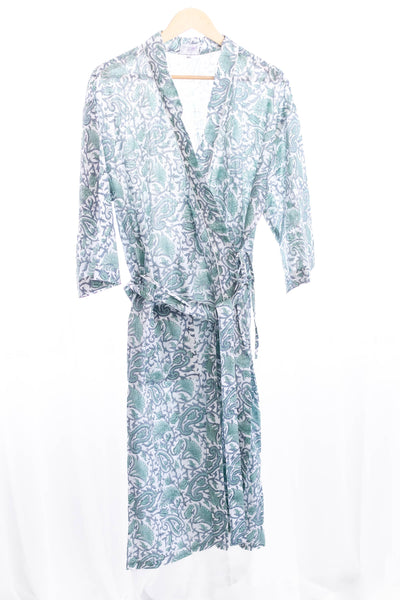 Block Print Peaceful Paisley Robe