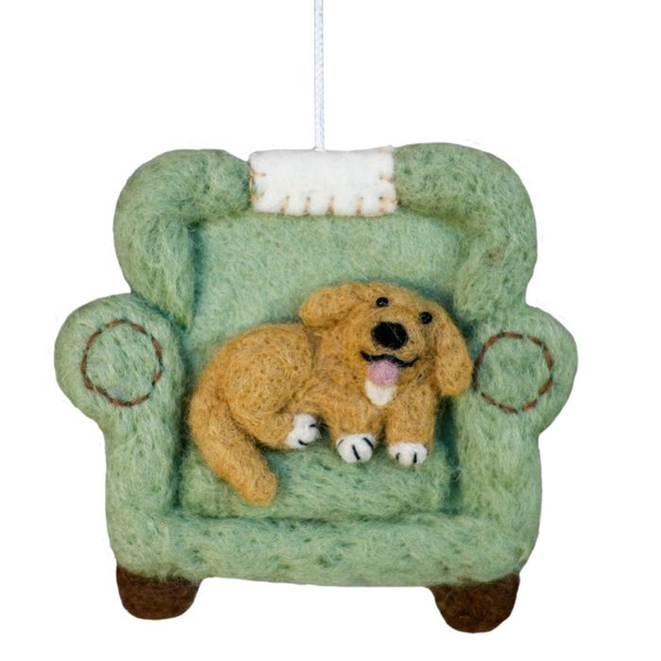 Snuggle Pup Ornament