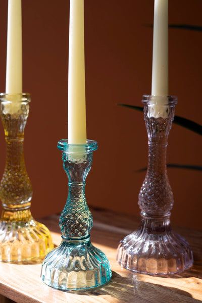 Recycled Glass candleholders
