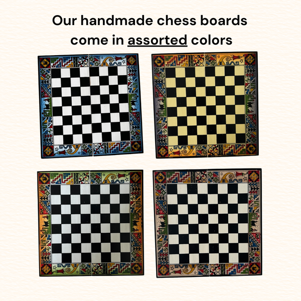 Peruvian Handmade Chess Board Game 8"