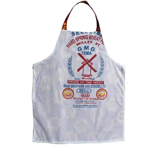 Apron Reversible: Sunflower - Red-Organic