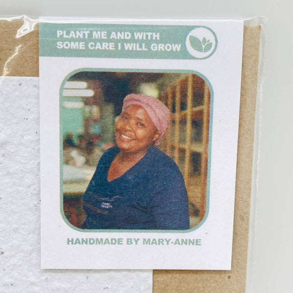 Growing Paper greeting card - Beautiful Human
