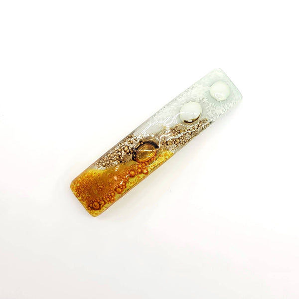 Fused Glass Large Barrette