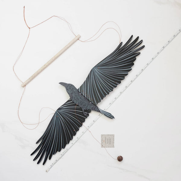 Raven Crow Black Bird Flying Bird Mobile