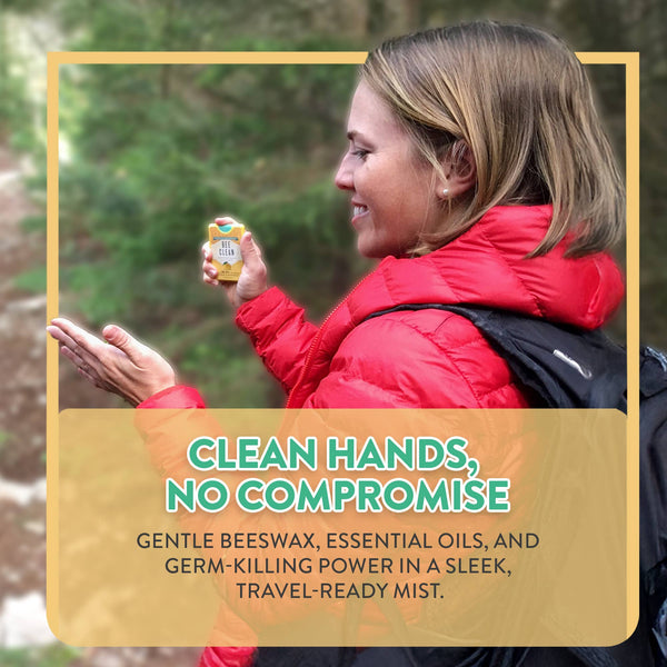 Organic Beeswax Bee Clean Hand Sanitizer Spray 12 pack