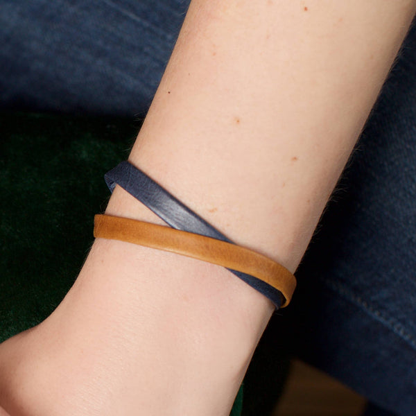 Copper Clasp Leather Bracelet (Sale)