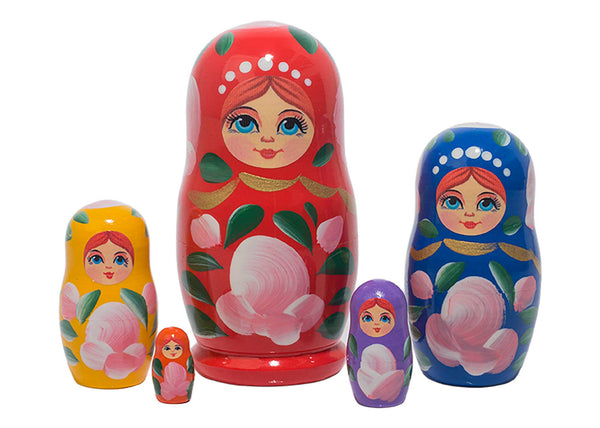 Art Nesting Doll "Rainbow" 5pc./4"