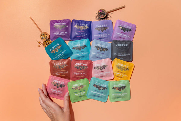 TEA SAMPLER Variety No. 2 = 5 Tea Blends in 25 Mini Pouches