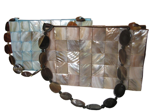 Abalone Shell Purse & Horn Strap