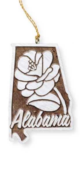 Alabama Wood Ornament