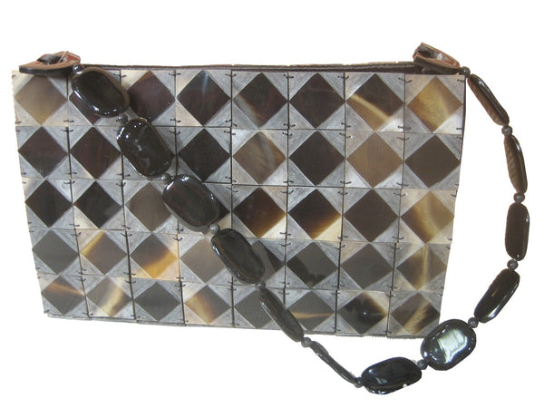 Buffalo Horn Purse w/ Strap