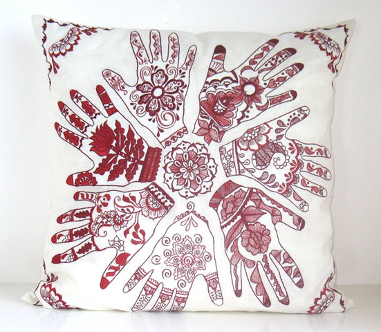 Mehndi Pillow Cover