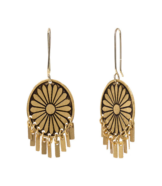 Nisha Oval Dangle Earring