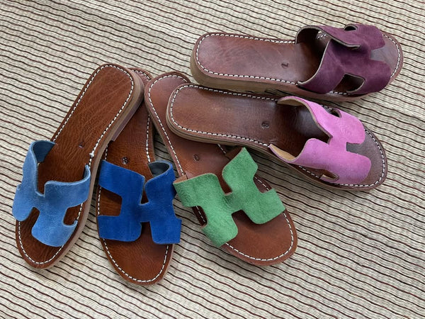 Nubuck Moroccan Sandals