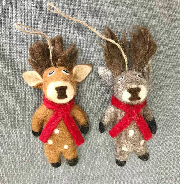 Spotted Reindeer Ornament