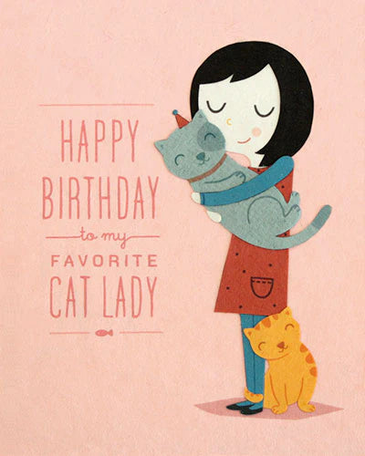 Cat Lady Birthday