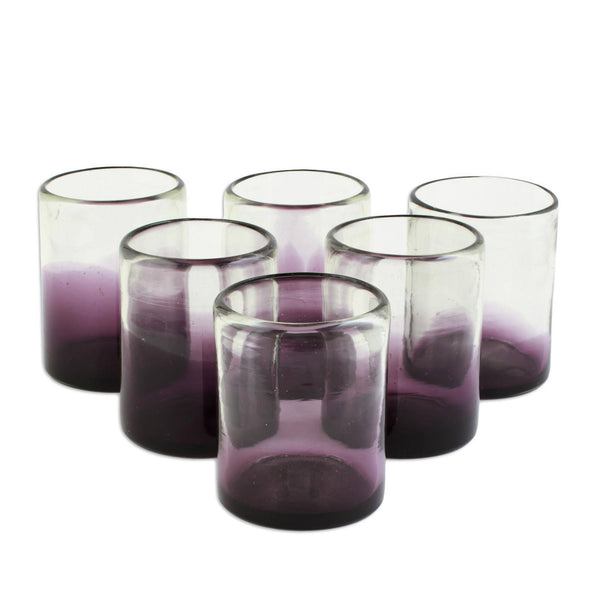 Purple Pub Glass Rocks Glasses