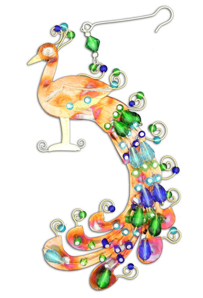 Fanciful Peacock Ornament