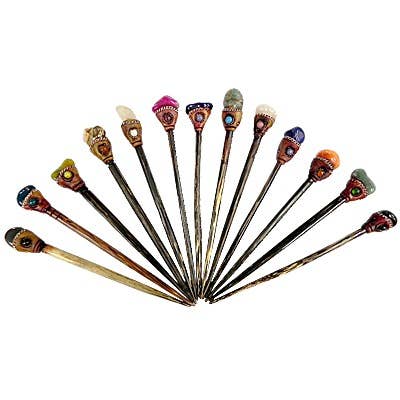 Natural Stone Wooden Hair Stick