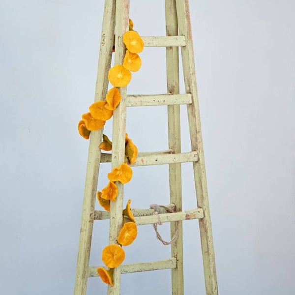 Yellow Felt Flower Garland