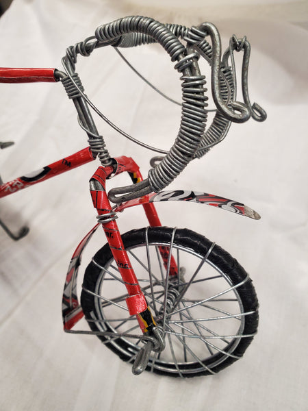 Recycled Wire & Tin Bicycle