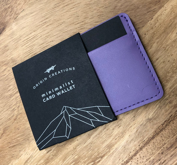 Minimalist Wallet "Mountaingem Purple"